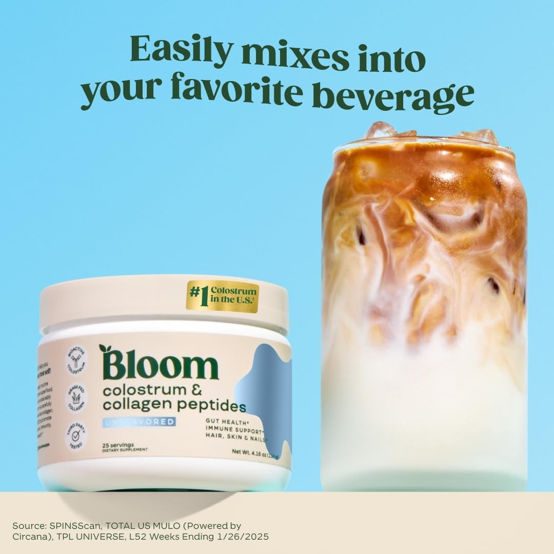 Bloom Nutrition Bovine Colostrum Powder