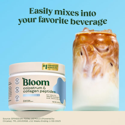 Bloom Nutrition Bovine Colostrum Powder